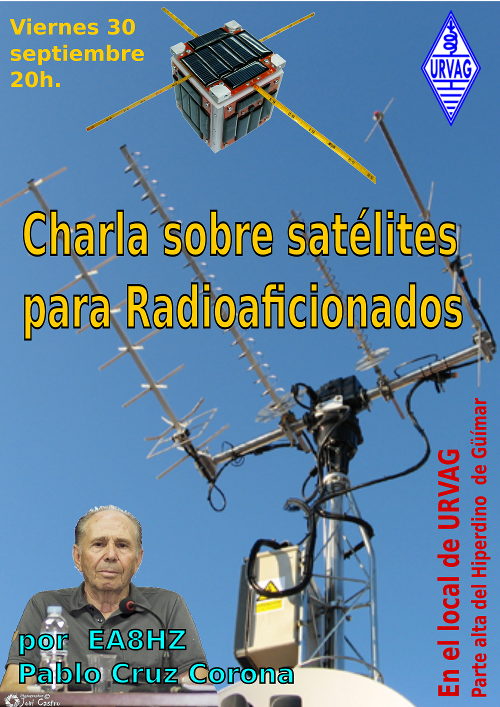 Charla sobre satélites para radioaficionados
